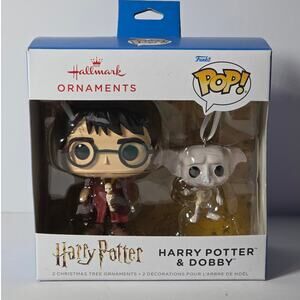 NEW Hallmark Ornament Harry Potter And Dobby Funko Pop Ornament